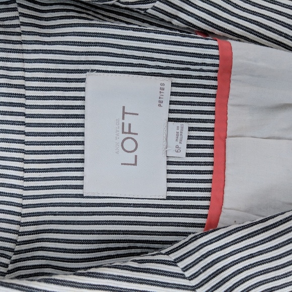 Loft Petites Pinstripe Blazer - Picture 7 of 8